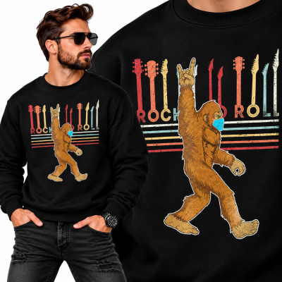 BLUZA HORROR BIGFOOT ROCK ON